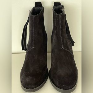 Acne Studio Pistol Suede Booties | Black | 38